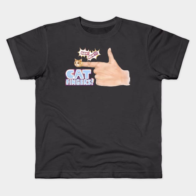 cat fingers - Steven Universe Kids T-Shirt by art official sweetener